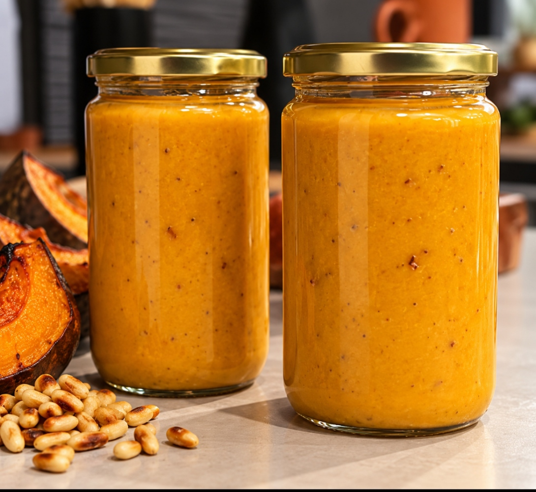 Crema de calabaza asada