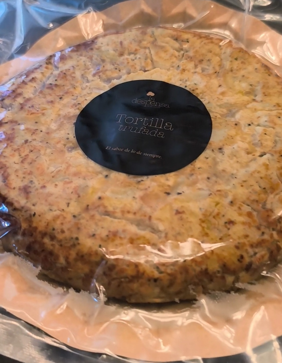 Tortilla de patatas trufada